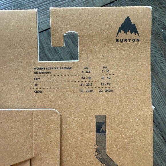 NWT Burton petrol green women’s emblem mid weight socks - Picture 5 of 6